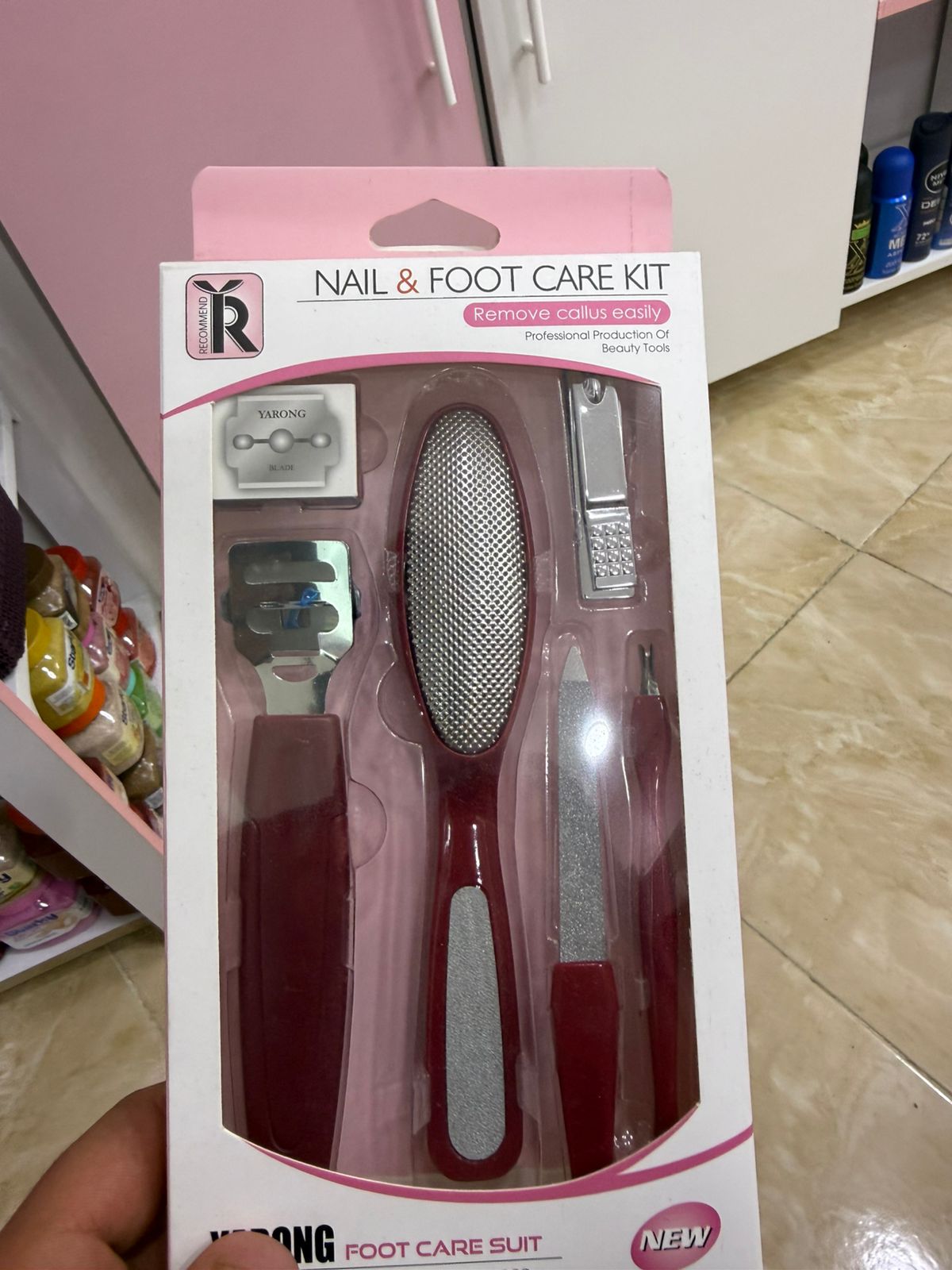 6-piece body care set