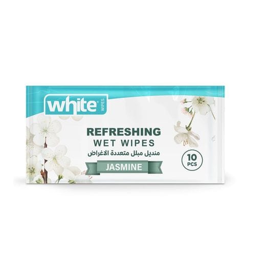 White Wipes Pocket Jasmine 10g