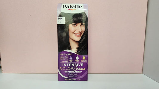 Palette of hair dye (1) black