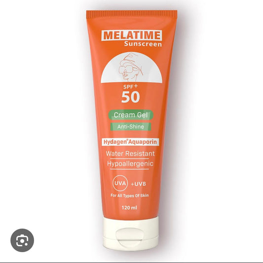 Melatime Sunscreen Gel Cream 120ml