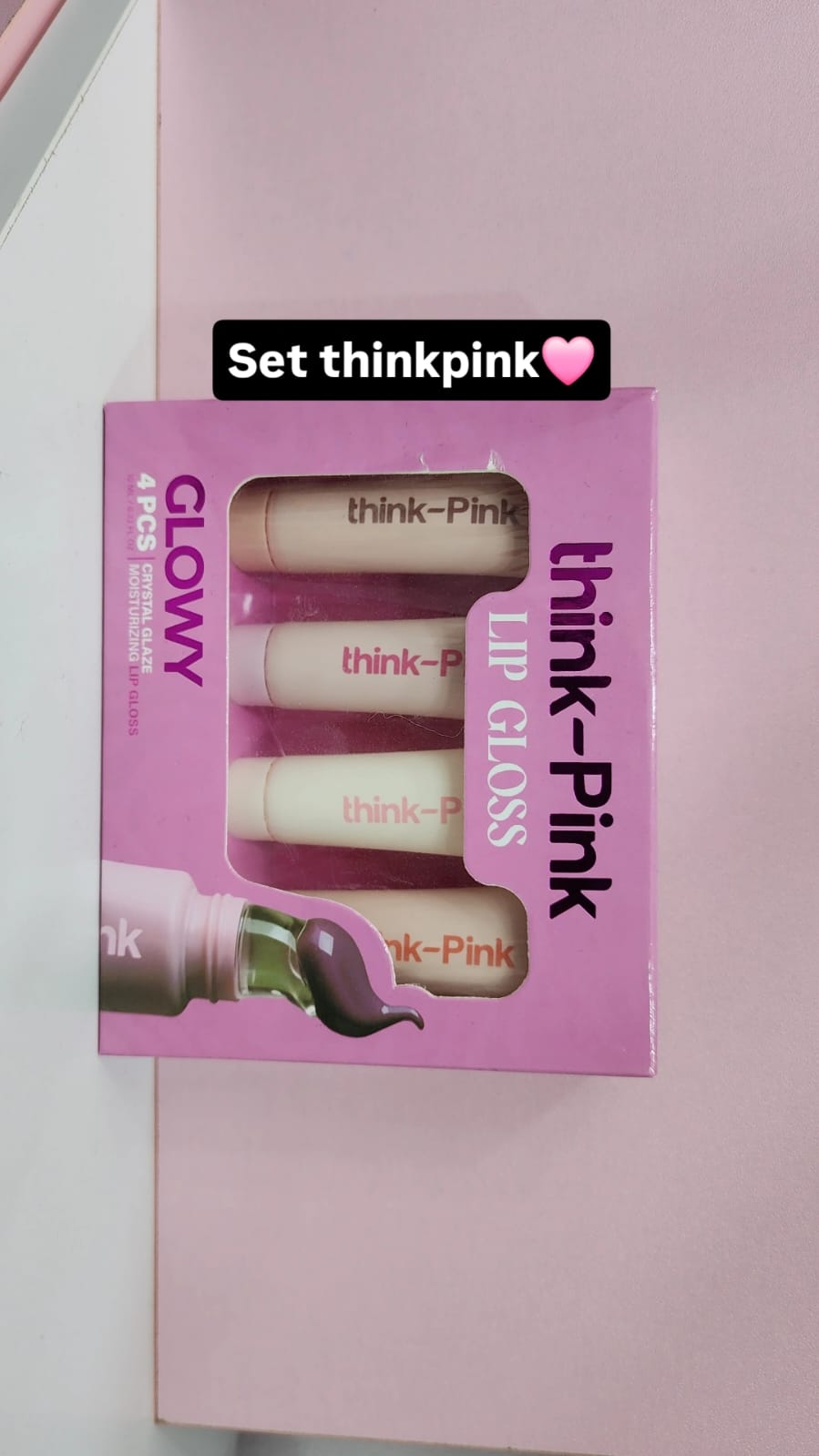 Think Pink Lip Gloss 4Q