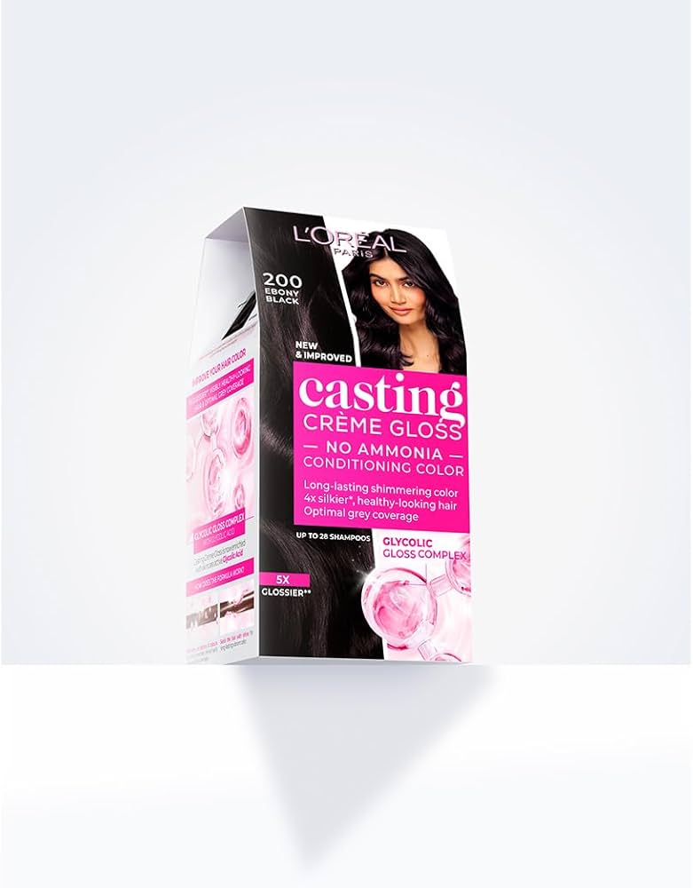 L'Oréal Casting Hair Dye (200) Dark Black