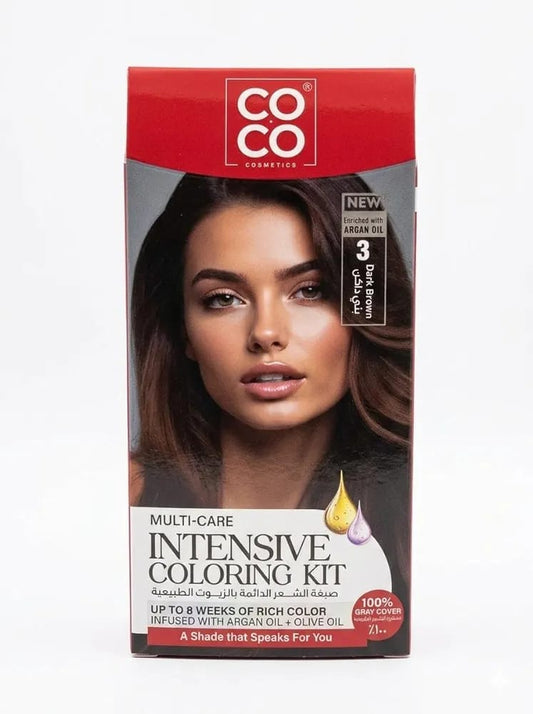 Coco Cosmetics Hair Dye (3) Brown