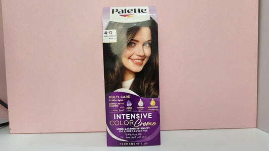 Palette of hair dye (4) brown