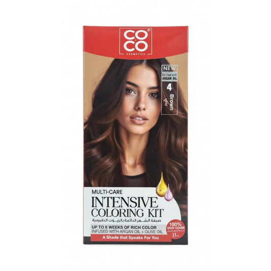 Coco Cosmetics Hair Dye (4) Brown