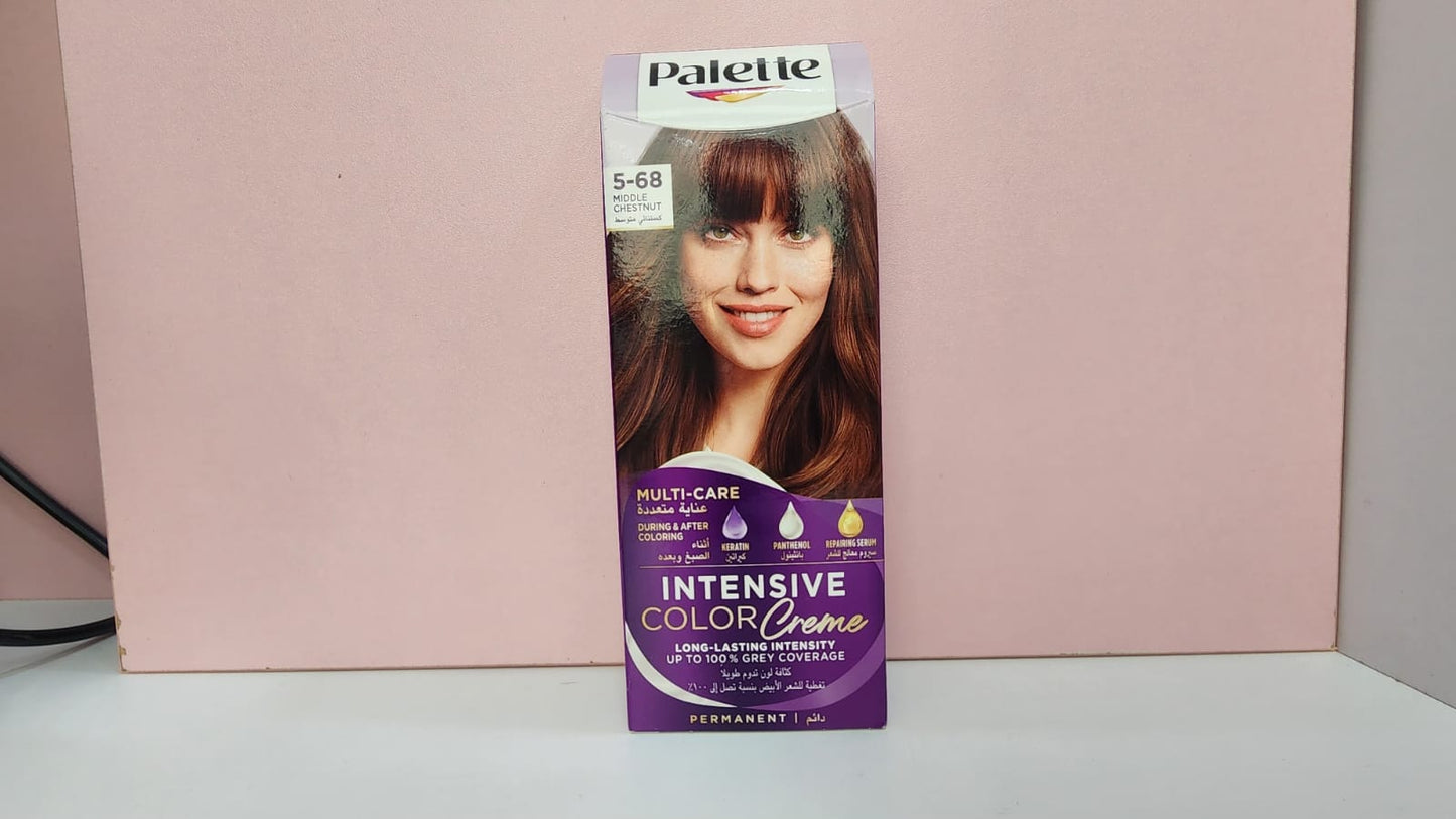 Palette Hair Dye (5.68) Medium Chestnut