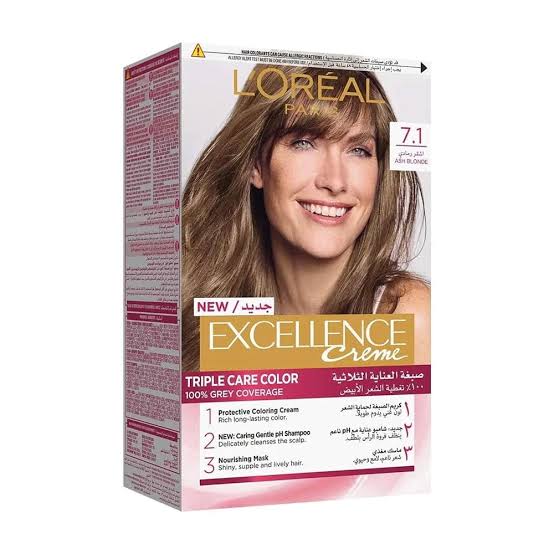 L'Oreal Excellence Hair Color (7.1) Ash Blonde