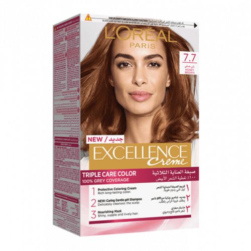 L'Oreal Excellence Hair Color (7.7) Honey Brown