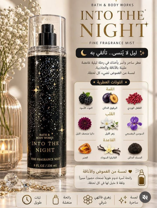 Bath & Body Works Body Splash Into The Night 236ml