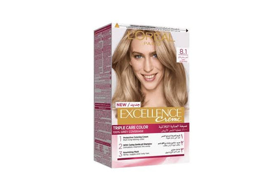 L'Oréal Excellence Hair Color (8.1) Light Ash Blonde