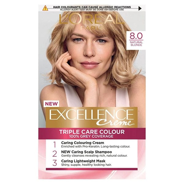 L'Oreal Excellence Hair Dye (8) Light Blonde