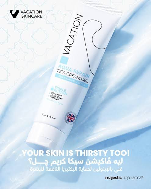 Vacation Aqua Repair Cica Cream Gel 60g