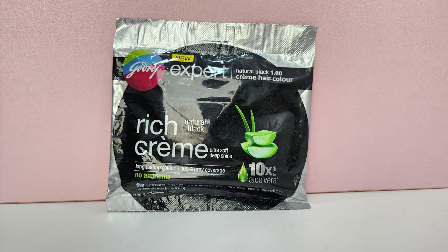 Rich Henna Creamy Black 40g