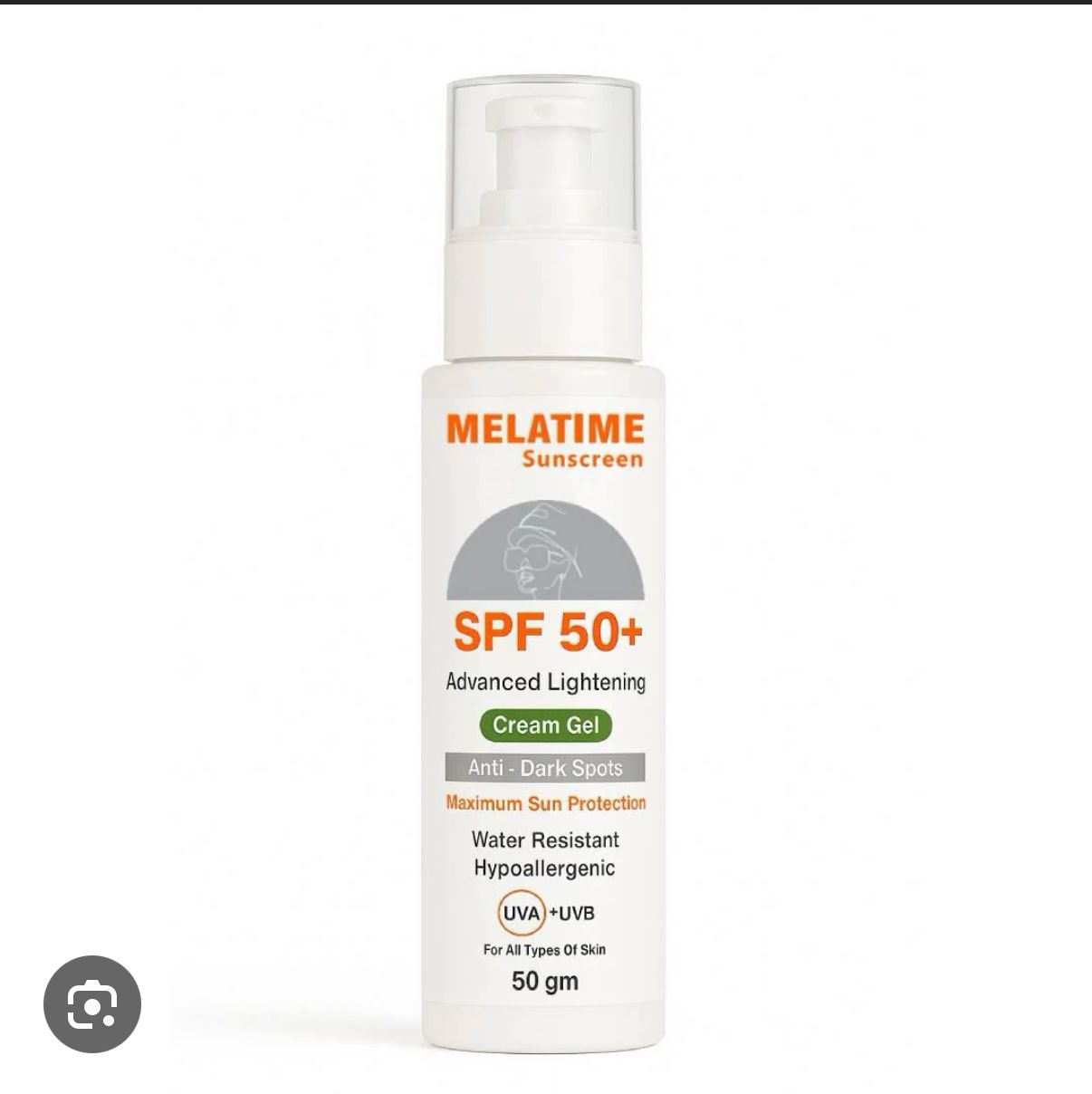 Melatime Sunscreen Gel Cream 50g
