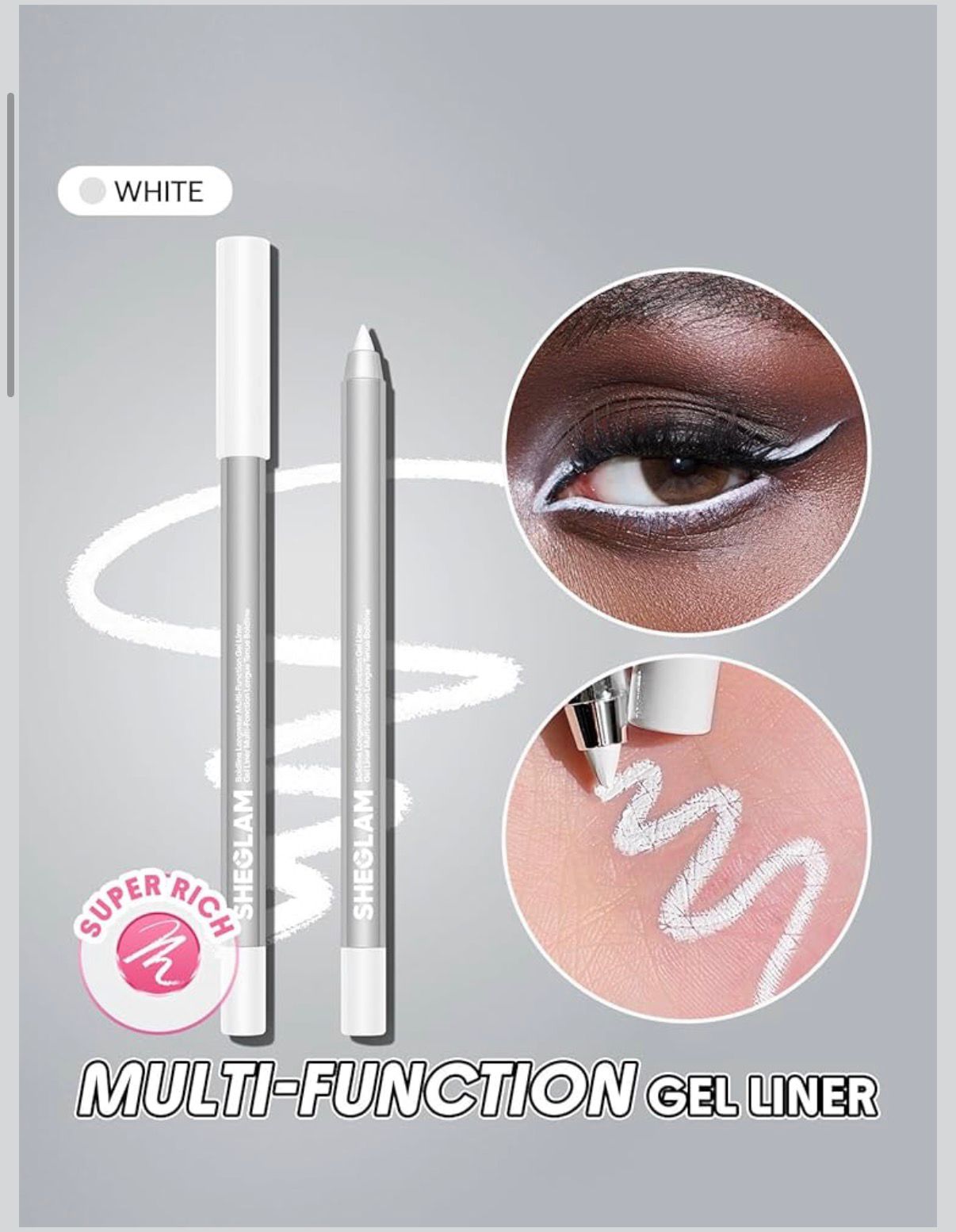 Shiglam White Eyeliner Pencil 1.4g