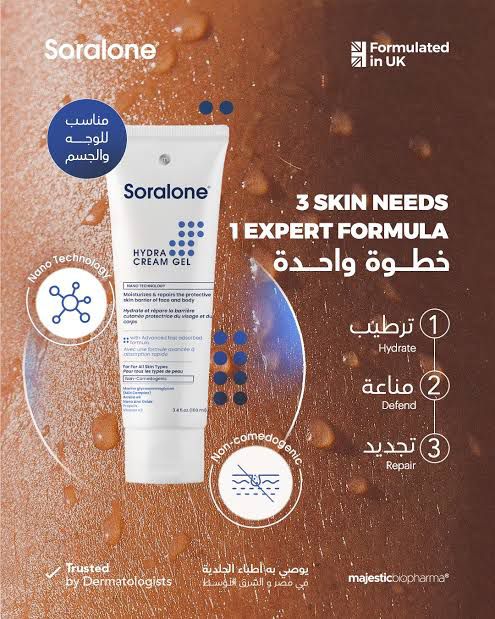 Soralone Hydra Cream Gel 100ml