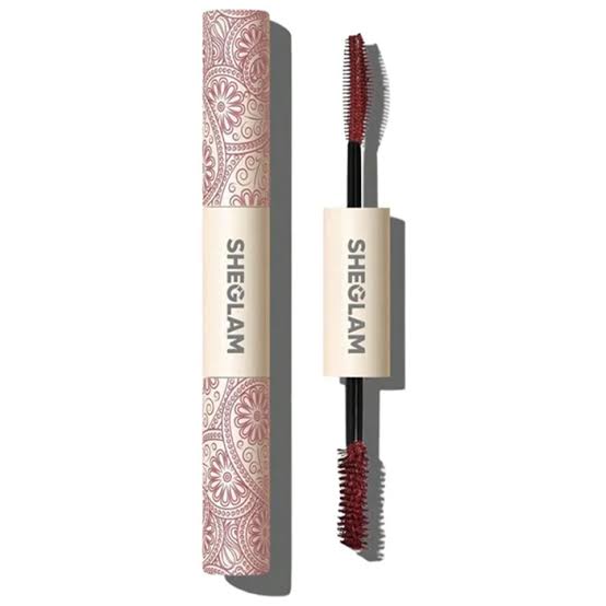 Shiglam mascara double color burgundy