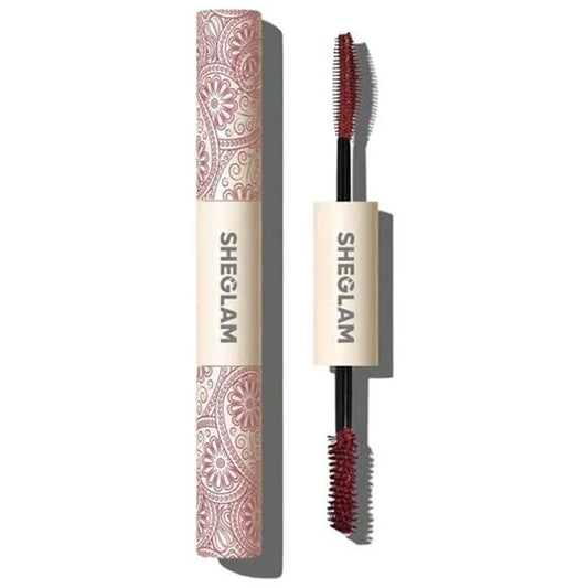 Shiglam mascara double color burgundy