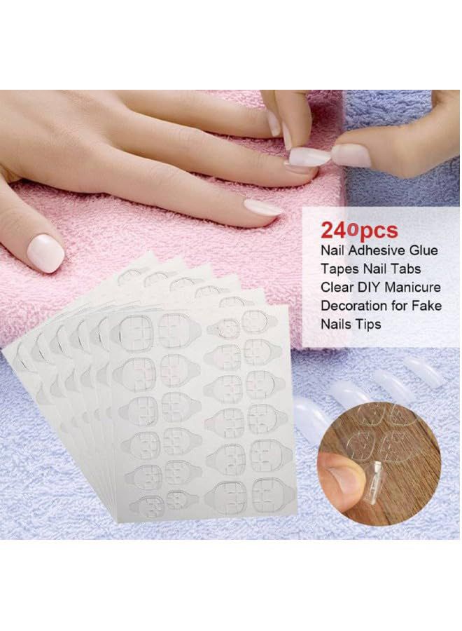 Double-sided nail adhesive